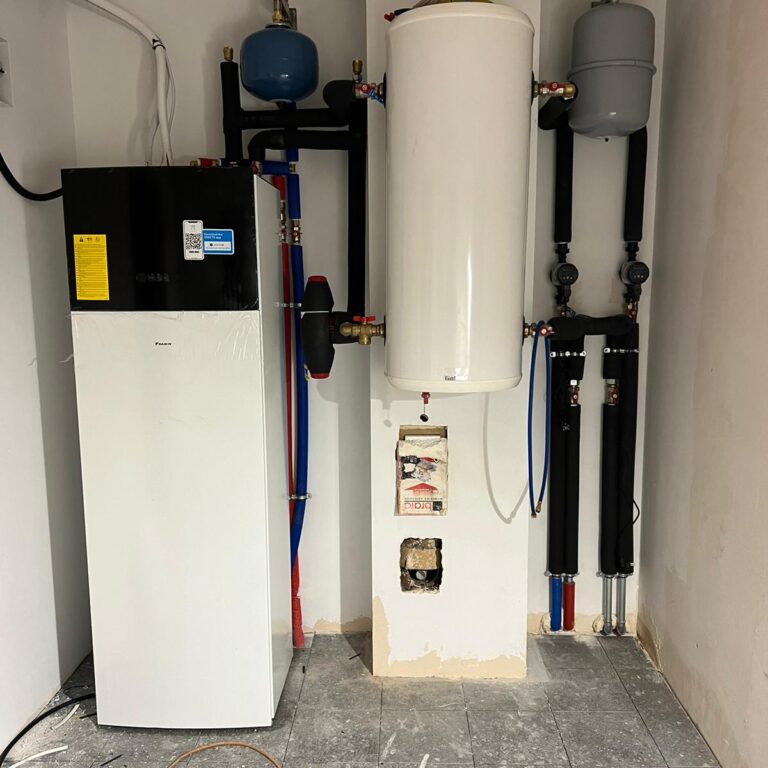 Kotłownia pompa ciepła Daikin Ziminca k. Oleśnica