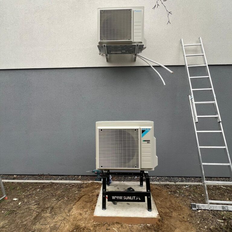 Pompa ciepła Daikin instalacja Czernica okolice Wrocławia