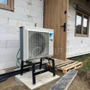 pompa ciepła Daikin z ogrzewaniem podłogowym trzebnica