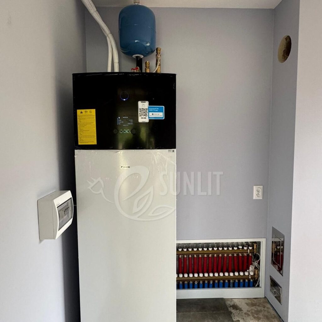 Kotłownia z pompą ciepła Daikin ERGA 4 kW – realizacja pod Poznaniem